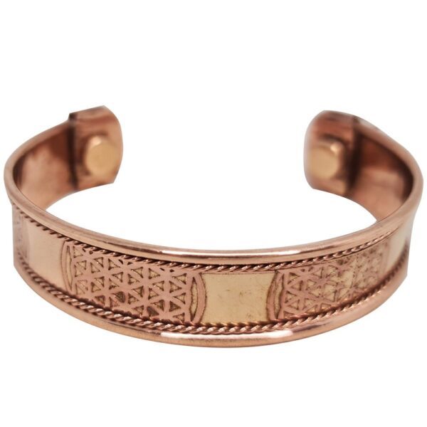 Copper Bracelet (Flower Of Life)