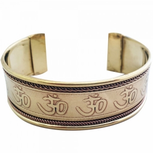Copper & Brass Bracelet (Om)