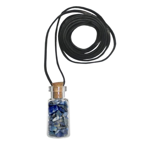 Mystery Crystal Chip Bottle Necklace